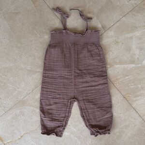 Jamie Kay Mauve Jumpsuit button closure